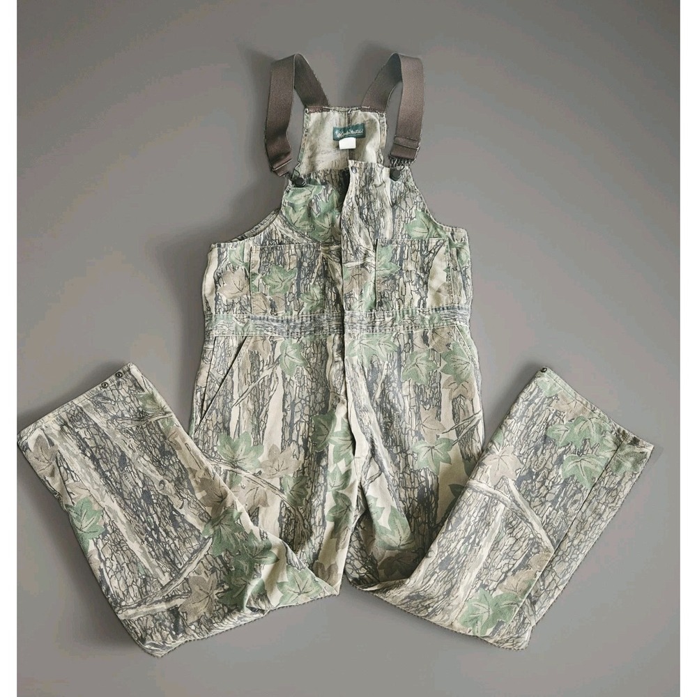 Vintage Gander Mountain RealTree Overalls Men's Size XL-R Vintage Camo USA Made